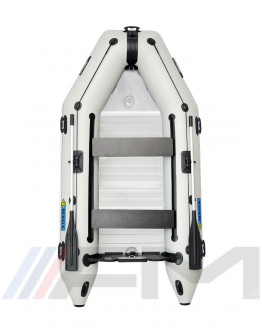 OMEGA - Надуваема моторна лодка с алуминиев под и надуваем кил 300 K ALF RT PT - светло сива